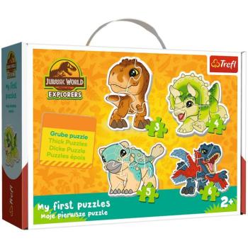 Jurassic World: Aranyos dinoszauruszok - Első Baby puzzle 3-4-5-6db-os - Trefl kép