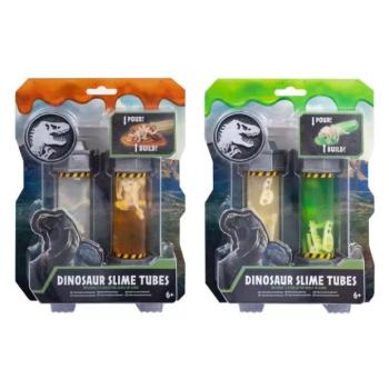 Jurassic World dinós slime kémcsőben - többféle kép