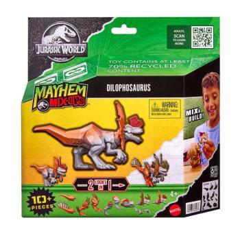 Jurassic World: Mayhem Mix-Ups DIY Mutáns dinó Dilophosaurus - Mattel kép