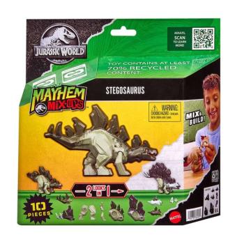 Jurassic World: Mayhem Mix-Ups DIY Mutáns dinó Stegosaurus - Mattel kép