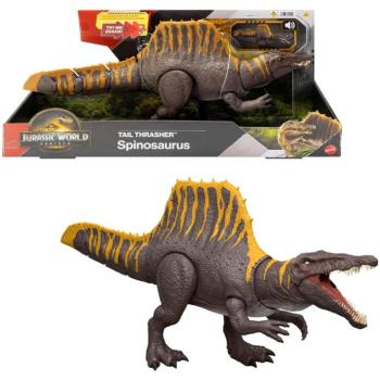 Jurassic World: Újjászületés Tail Thrasher Spinosaurus kolosszális dinoszaurusz figura - Mattel
