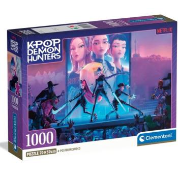 K-POP Demon Hunters kompkat 1000db-os puzzle - Clementoni