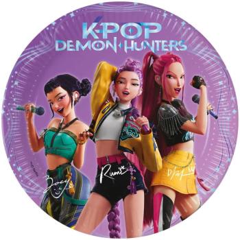 K-Pop Démonvadászok 8db-os papírtányér szett 20cm-es kép
