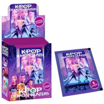 K-Pop démonvadászok gyűjthető matricák meglepetéscsomagban - 1 csomag 5 db matricával kép