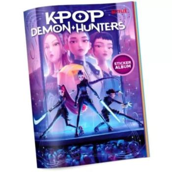 K-Pop démonvadászok gyűjtőalbum gyűjthető matricákhoz - 2 x 5 db matricával kép
