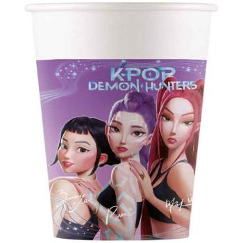 K-Pop Démonvadászok papír pohár 8db-os szett 200ml kép