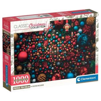 Karácsonyi hangulat 1000db-os lehetetlen puzzle poszterrel - Clementoni