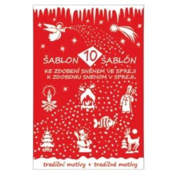 Karácsonyi sablon műhó spray-hez - 31 x 21 cm kép