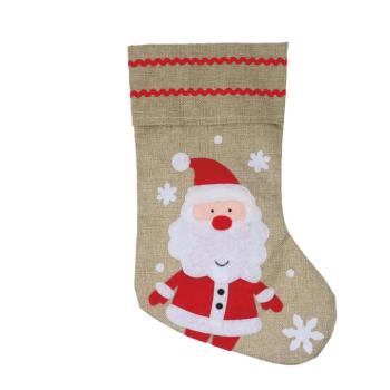 Karácsonyi zokni kandalló fölé - Santa Claus kép
