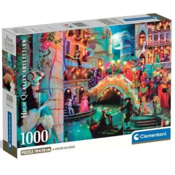 Karnevál a város utcáin 1000 db-os HQC puzzle poszterrel - Clementoni
