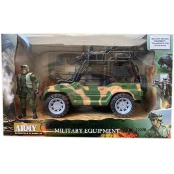 Katonai Jeep figurával és kiegészítőkkel kép