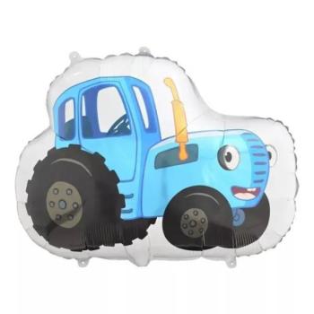 Kék Traktor fólia lufi - 51x38 cm kép