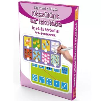 Készülünk az iskolára – Fejlesztő kártyák 4-6 éveseknek kép
