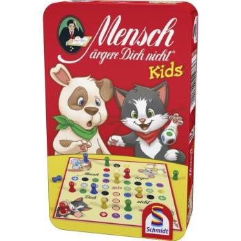 Ki nevet a végén? Gyermekváltozat fémdobozban (51273) Mensch ärgere Dich nicht Kids kép