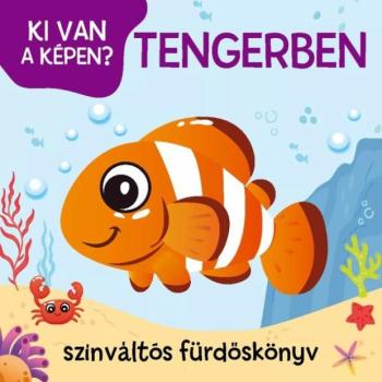 Ki van a képen? - Tengerben - színváltós fürdőskönyv kép