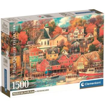 Kikötőváros 1500db-os HQC puzzle 84,5x59,5cm - Clementoni kép