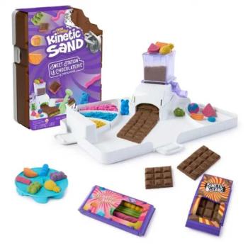Kinetic Sand: Édesség állomás homokgyurma szett - Spin Master kép