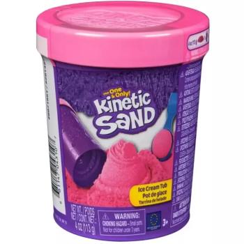 Kinetic Sand: Fagyis doboz rózsaszín homokgyurmával - Spin Master