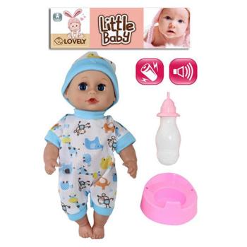 Kisbaba cumisüveggel és bilivel 30cm-s kép
