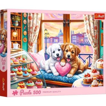Kiskutya szerelem Premium Quality 500 db-os puzzle – Trefl kép