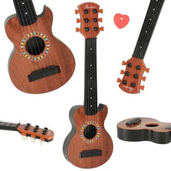 Klasszikus gitár gyerekeknek, fa, 6 húros, 18 hüvelyk, 46,5 cm