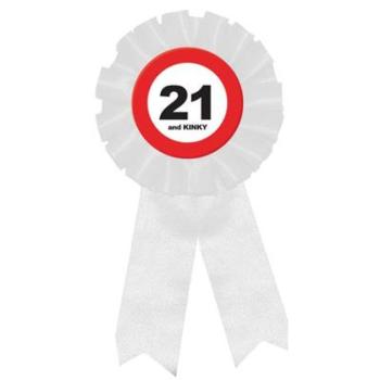 Kokárda 21. - piros/fehér kép