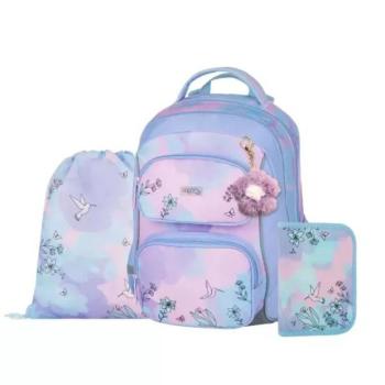 Kolibri mintás Oxy Jumper iskolatáska szett 1-3. osztályosoknak - 3 db-os kép
