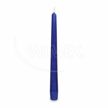 Kónikus gyertya sötétkék Ø23 x 245 mm [10 db] kép