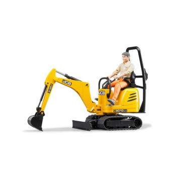 Kotrógép, mikro - JCB 8010 CTS, bábuval - Bruder 62002 kép