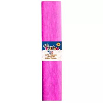 Krepp papír pink színben 50x200cm kép