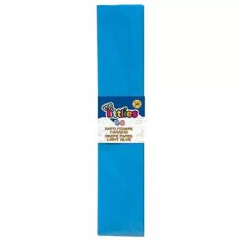 Krepp papír világoskék színben 50x200cm kép