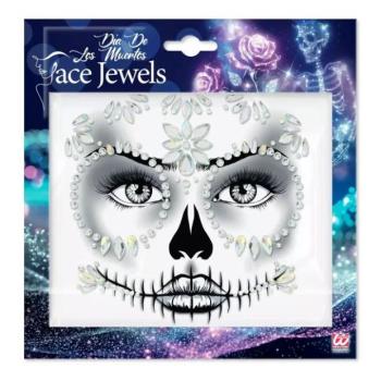 Kristályköves arcmatrica - Dia de Los Muertos kép