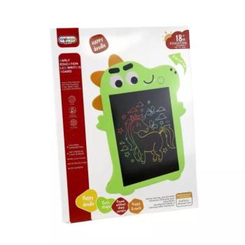 Krokodilos LCD rajztábla - 25 cm-es, kétéféle kép