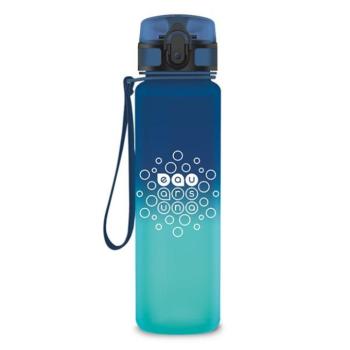 Kulacs ARS UNA műanyag matt BPA-mentes ombre 600 ml Dark sea kép
