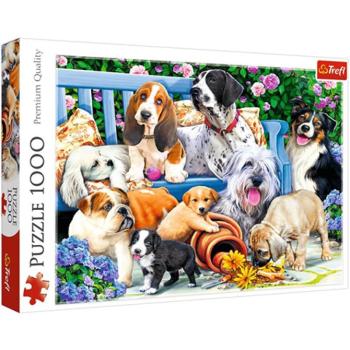 Kutyák a parkban 1000db-os puzzle - Trefl kép
