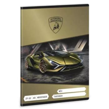 Lamborghini: négyzetrácsos füzet - A/5-ös kép