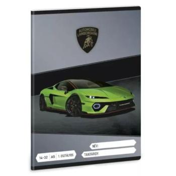 Lamborghini: Vonalas füzet - 1. osztályos, A/5-ös kép