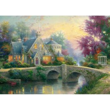 Lamplight Manor, Thomas Kinkade, 3000 db (57463) Abendstimmung kép