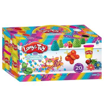 Lanyi-Toy vidám gyurmakészlet formázó szerszámokkal kép