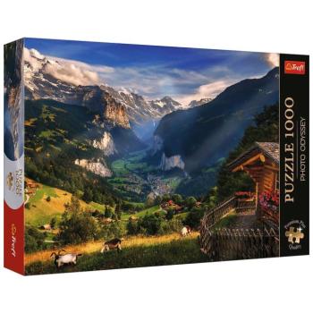 Lauterbrunnen-völgy 1000db-os Prémium plus quality puzzle - Trefl kép