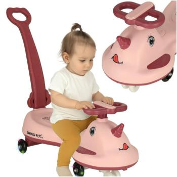 LED gravitációs roller Swing FIX S1 kormányral, rózsaszín, max 65kg kép