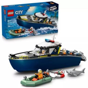 LEGO® City: Üldözés rendőrségi csónakkal (60456) kép