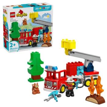 LEGO® DUPLO®: Tűzoltóautó tömlővel és tűzoltóval (10473) kép