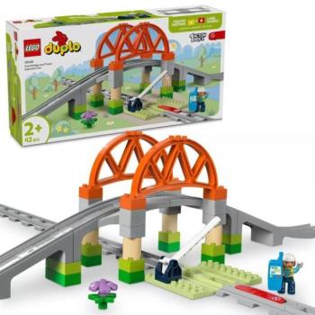 LEGO® DUPLO®: Vasúti híd és sínek kiegészítő szett (10426) kép