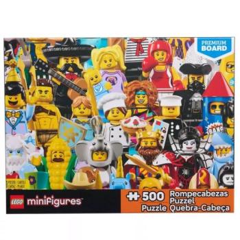 Lego Minifugurák: 500 db-os kirakó- Minifigura nagykollázs