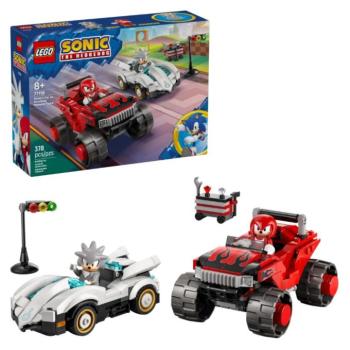 LEGO® Sonic the Hedgehog™: Silver autója Knuckles monster truckja ellen (77118) kép