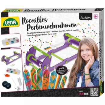 LENA: DIY gyöngyfűző karkötőkészítő szett szövőgéppel és 2000 gyönggyel kép