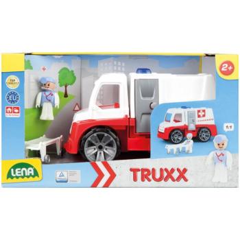 LENA: Truxx mentőautó kiegészítőkkel dobozban 31cm kép