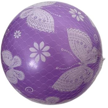 Lila gumilabda pillangós mintával 23cm kép