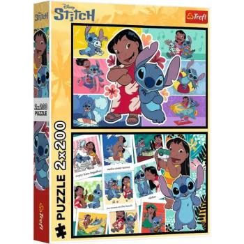 Lilo és Stitch boldog élete 2x200-as puzzle - Trefl kép
